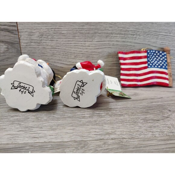 Marathon Gas Christmas Ornaments 2003 Complete Series 3 Set of 6 - Picture 8 of 9